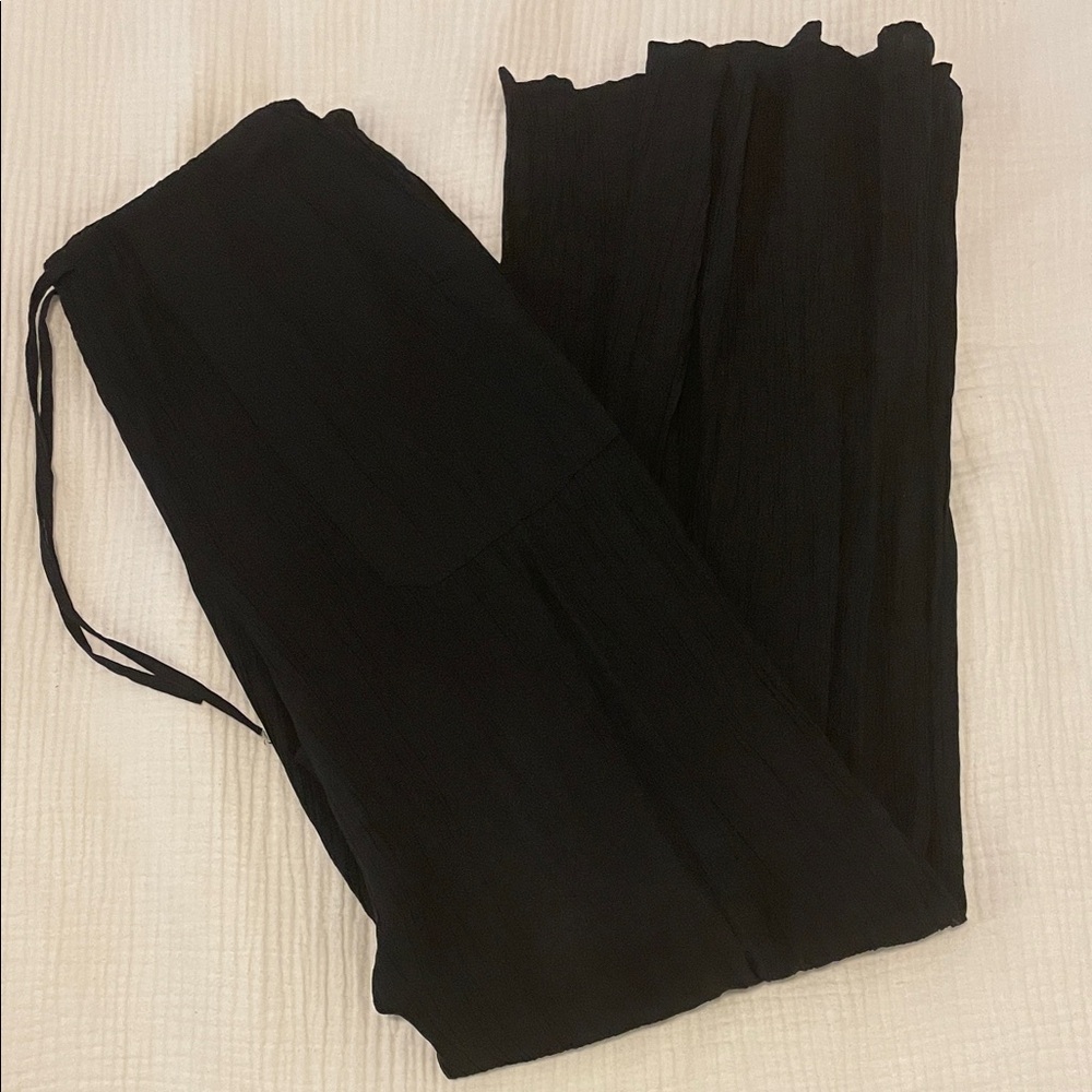 Zara Crinkle drawstring pant